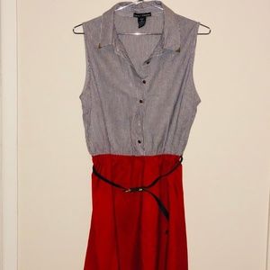 Love Chelsey Striped Spring Evening Dress